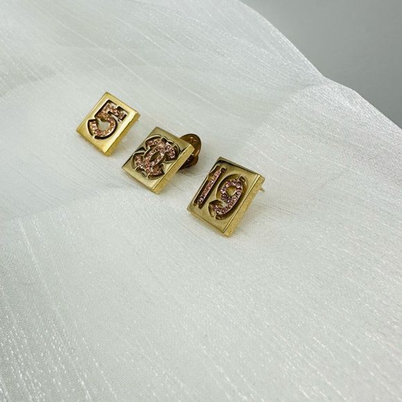 Chanel COCO Mark Golden Brooch Pins Set of 3 - Picture 3 of 7